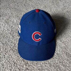 New Era Royal Blue Cubs World Series Champions Cap - 7.5